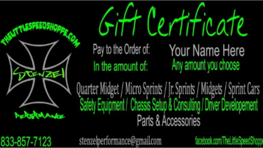 TLSS Gift Certificate